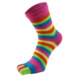 Toe colorful Socks for Women - Winter